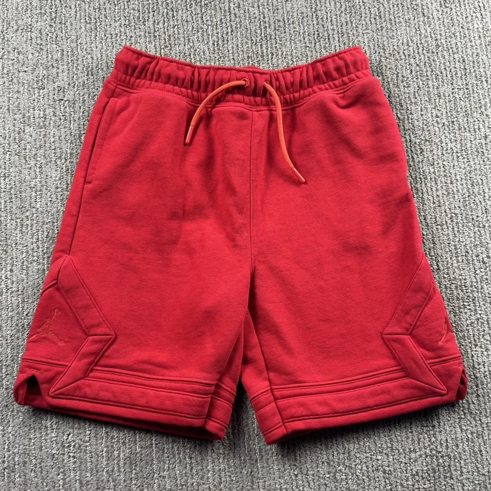 Nike Air Jordan Youth L 12-13 Basketball Shorts Sweatshorts Pull On Drawstring